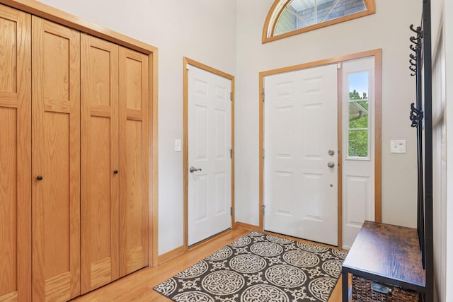 15450 Goodview Ave N, Hugo, MN 55038 - entrance foyer featuring light wood-type flooring