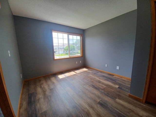 21196 Morgan Dr, Forest Lake, MN 55025 - spare room featuring wood finished floors and a textured ceiling
