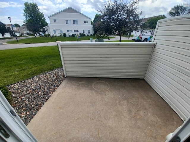 21196 Morgan Dr, Forest Lake, MN 55025 - view of patio with a residential view