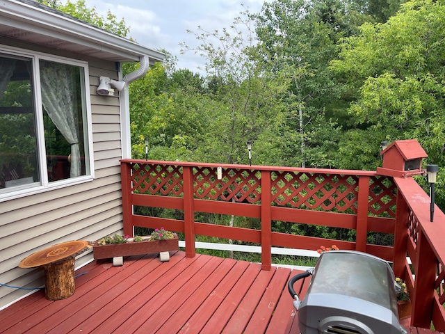 640 Meadowlark Ln, Eden Valley, MN 55329 - view of wooden terrace