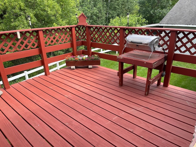 640 Meadowlark Ln, Eden Valley, MN 55329 - view of deck