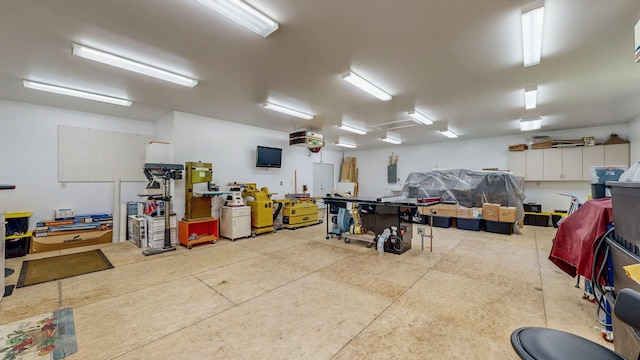 6317 Oak Meadow Ln NW, Rochester, MN 55901 - garage with a workshop area