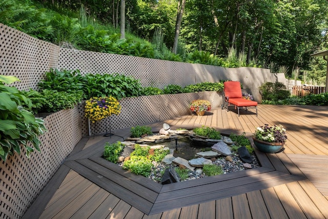 6317 Oak Meadow Ln NW, Rochester, MN 55901 - view of wooden deck