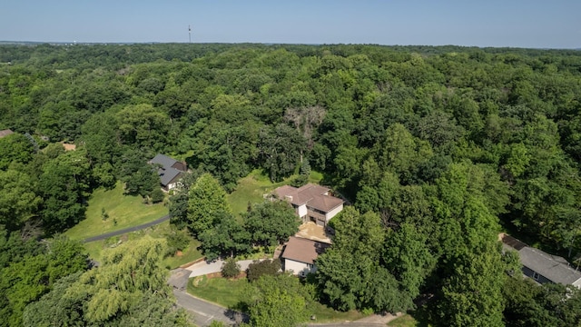 6317 Oak Meadow Ln NW, Rochester, MN 55901 - aerial view of property and surrounding area with a heavily wooded area