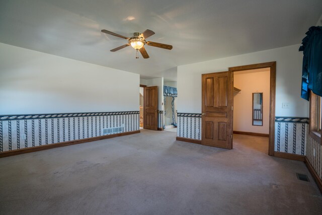 1757 325th Ave, West Sweden Twp, WI 54837 - empty room with a ceiling fan and light colored carpet
