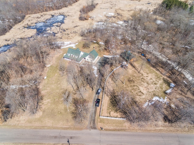 1757 325th Ave, West Sweden Twp, WI 54837 - aerial view of sparsely populated area