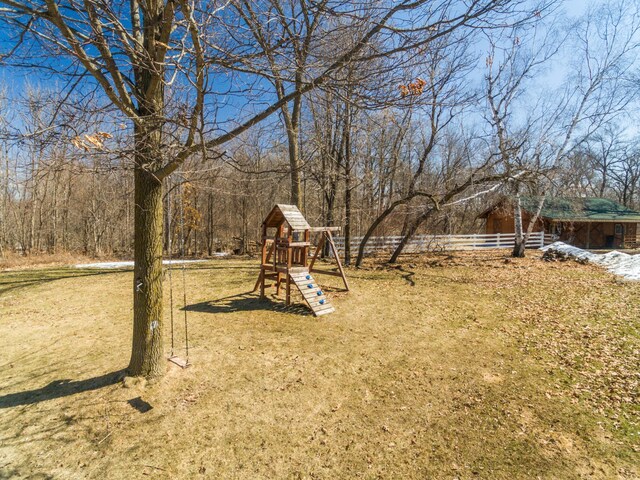 1757 325th Ave, West Sweden Twp, WI 54837 - view of yard with a playground