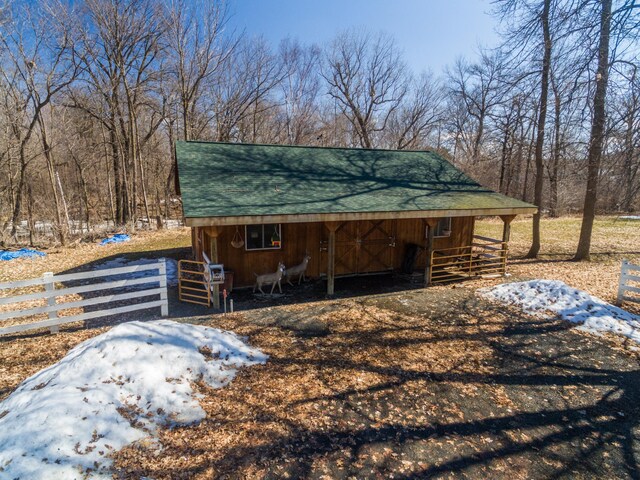 1757 325th Ave, West Sweden Twp, WI 54837 - view of stable