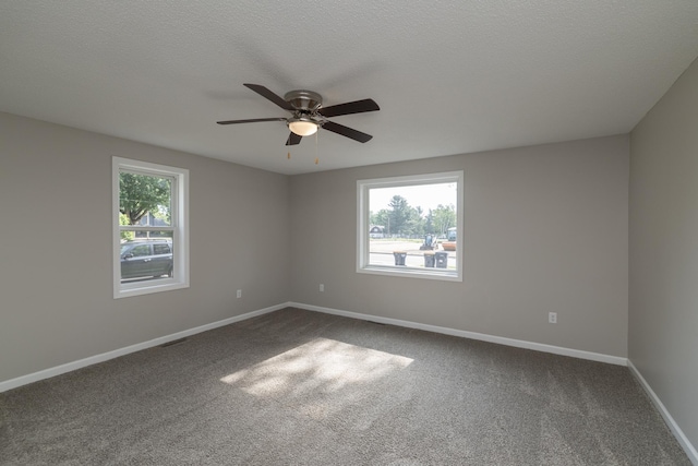 269 Chestnut St, Ellsworth, WI 54011 - unfurnished room featuring dark carpet and a ceiling fan