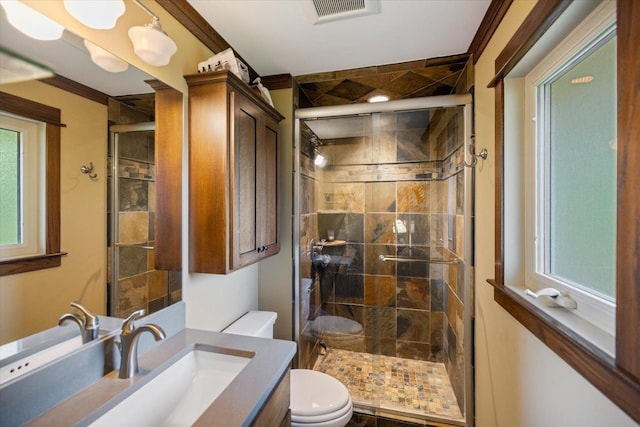 520 Wedgewood Ln N, Plymouth, MN 55441 - bathroom with vanity and a stall shower