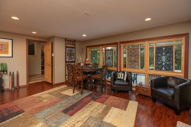 175 6th Ln NE, Oronoco, MN 55960 - dining space with recessed lighting and wood finished floors