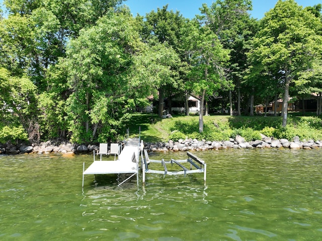 11160 Ottertail Point Dr NW, Cass Lake, MN 56633 - dock area featuring a water view