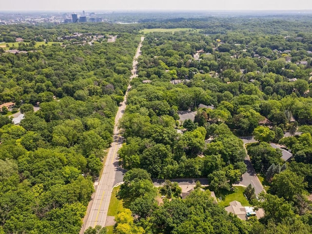 7651 86th St, Bloomington, MN 55438 - drone / aerial view of a heavily wooded area