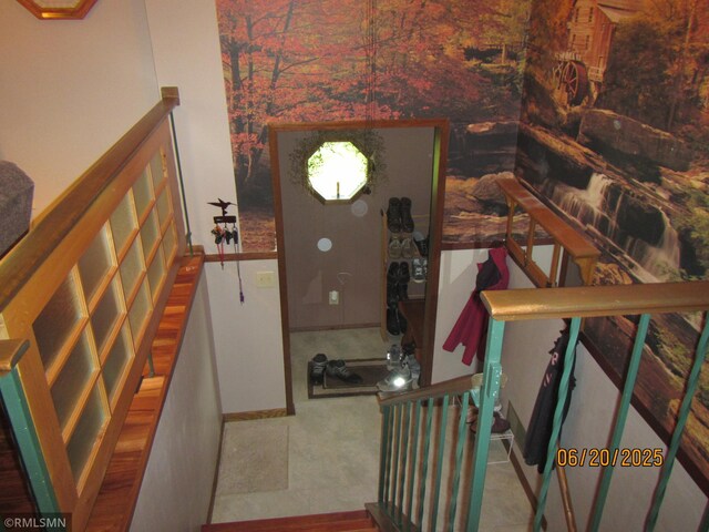 10445 215th Street Ct N, Scandia, MN 55073 - staircase with baseboards
