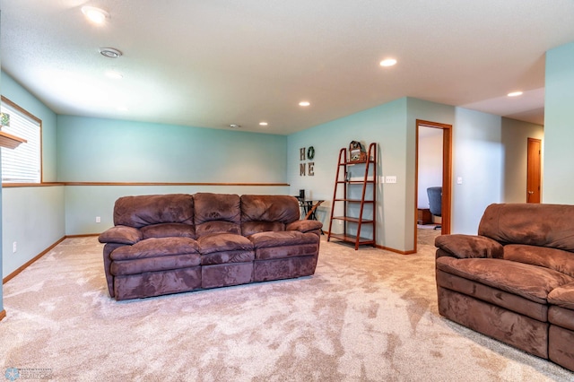 152 17th Ave W, West Fargo, ND 58078 - living room with carpet and recessed lighting