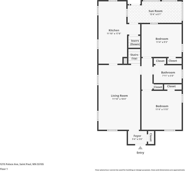1215 Palace Ave, Saint Paul, MN 55105 - view of room layout