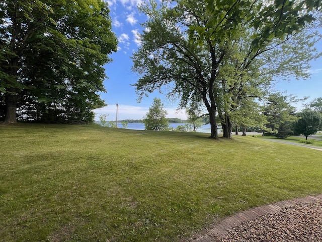 3170 Stark Rd, Fish Lake Twp, MN 55032 - view of green lawn with a water view