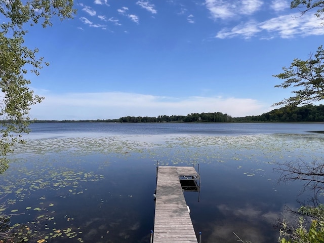 3170 Stark Rd, Fish Lake Twp, MN 55032 - dock featuring a water view