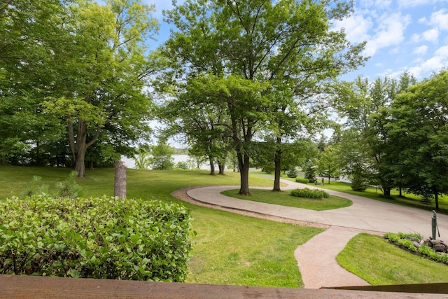 3170 Stark Rd, Fish Lake Twp, MN 55032 - view of property's community with a lawn and a water view