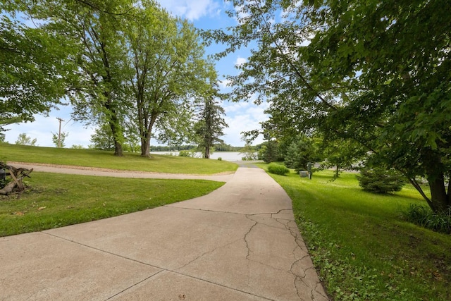 3170 Stark Rd, Fish Lake Twp, MN 55032 - view of community with a water view and a yard