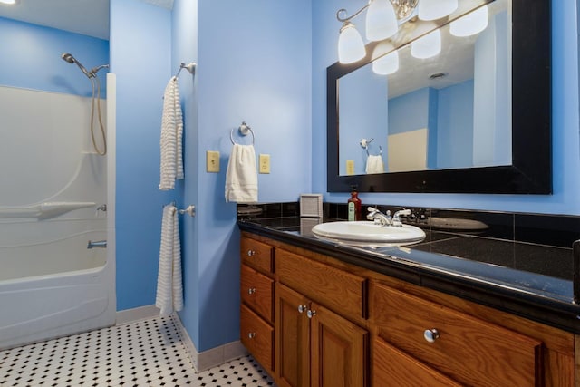 3170 Stark Rd, Fish Lake Twp, MN 55032 - bathroom with vanity and bathing tub / shower combination