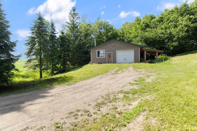 3170 Stark Rd, Fish Lake Twp, MN 55032 - detached garage featuring driveway