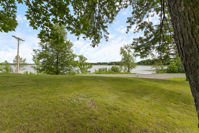 3170 Stark Rd, Fish Lake Twp, MN 55032 - view of grassy yard with a water view