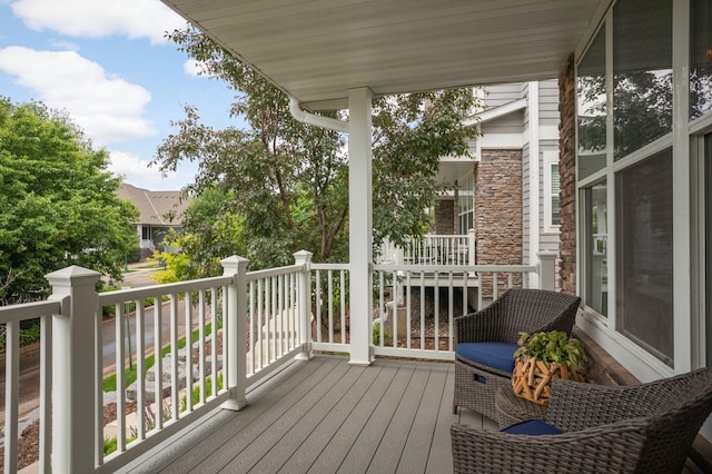 677 Sandstone Cir, Orono, MN 55356 - view of wooden terrace