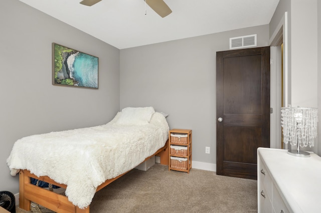 677 Sandstone Cir, Orono, MN 55356 - bedroom with light carpet and a ceiling fan