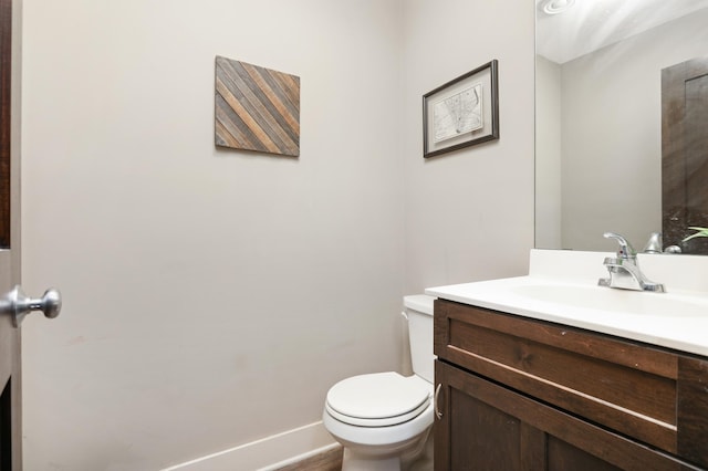 677 Sandstone Cir, Orono, MN 55356 - half bath with vanity and wood finished floors