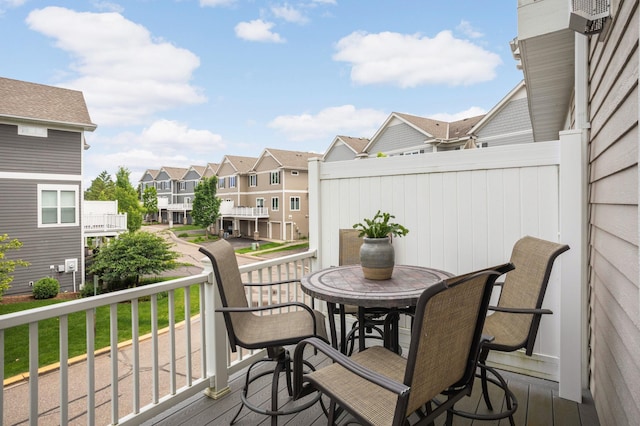 677 Sandstone Cir, Orono, MN 55356 - wooden deck featuring a residential view