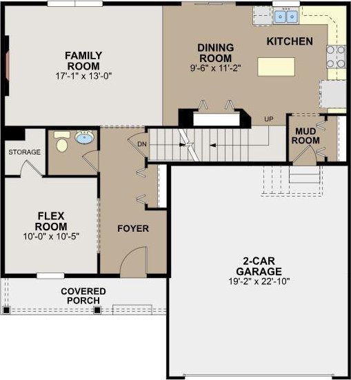 1260 Edge Way, Jordan, MN 55352 - view of floor plan / room layout