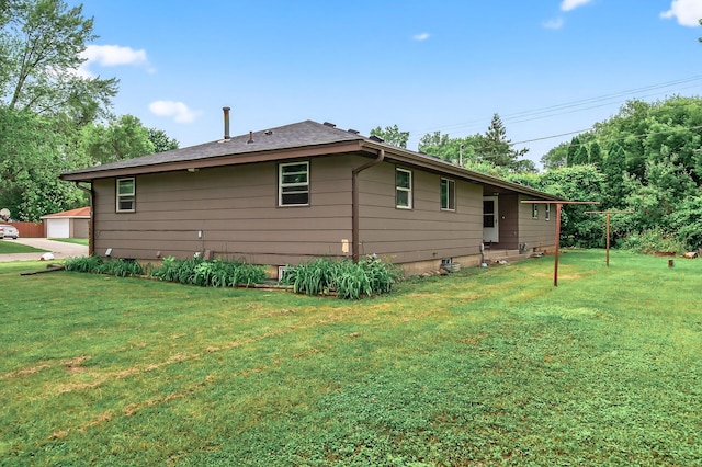 800-802 Parkview Ln, Champlin, MN 55316 - back of house featuring a yard