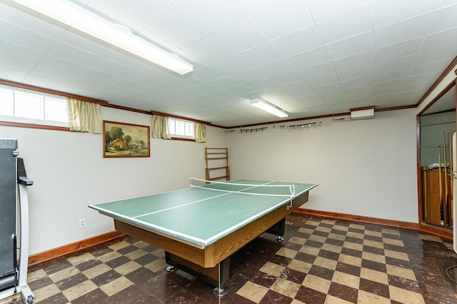 1007 12th Ave NE, Rochester, MN 55906 - rec room featuring tile patterned floors, healthy amount of natural light, and crown molding
