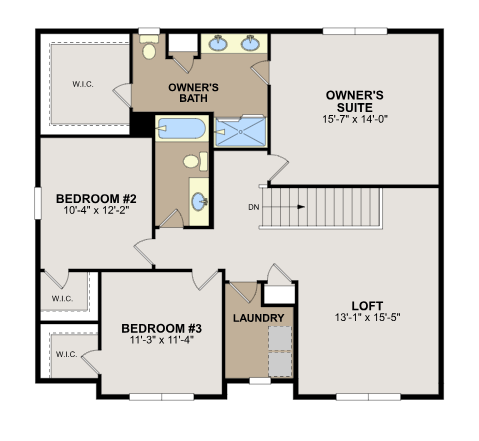 1256 Edge Way, Jordan, MN 55352 - view of floor plan / room layout