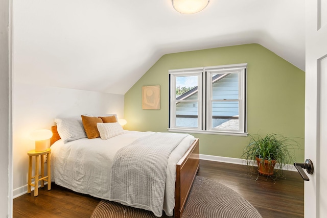 3615 33rd Ave S, Minneapolis, MN 55406 - bedroom featuring wood finished floors and vaulted ceiling