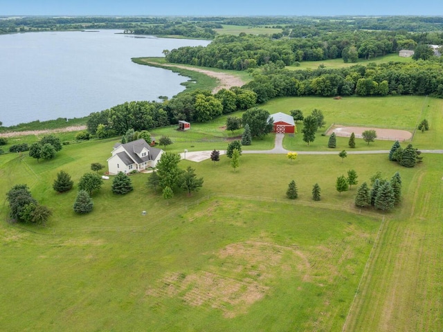68749 195th St, Darwin, MN 55324 - overview of rural landscape with a nearby body of water