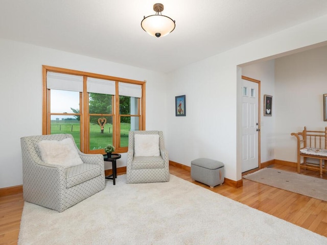 68749 195th St, Darwin, MN 55324 - living area featuring wood finished floors