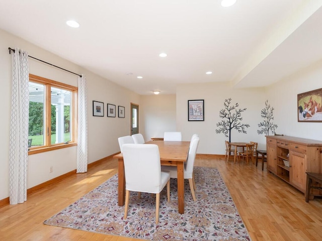 68749 195th St, Darwin, MN 55324 - dining area featuring recessed lighting and light wood-style flooring