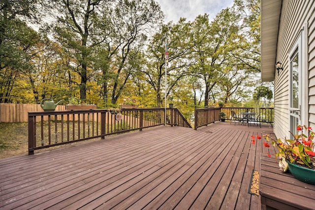 1952 75th Ave, Dresser, WI 54009 - deck with outdoor dining space