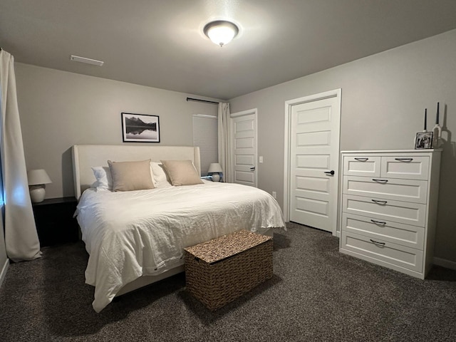 1817 Ridgewood Cir, Menomonie, WI 54751 - bedroom with dark colored carpet and a closet