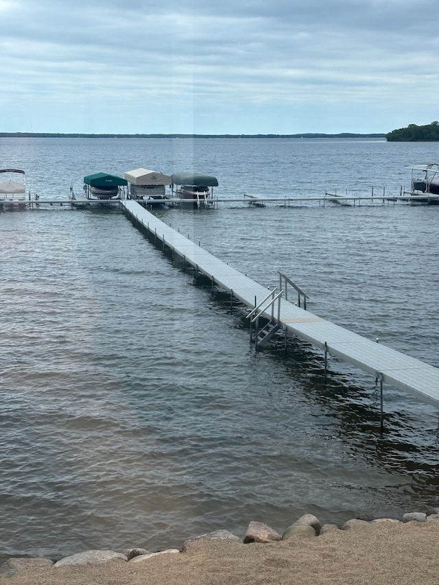 9151 Breezy Point Dr Unit 424, Pequot Lakes, MN 56472 - dock area featuring a water view