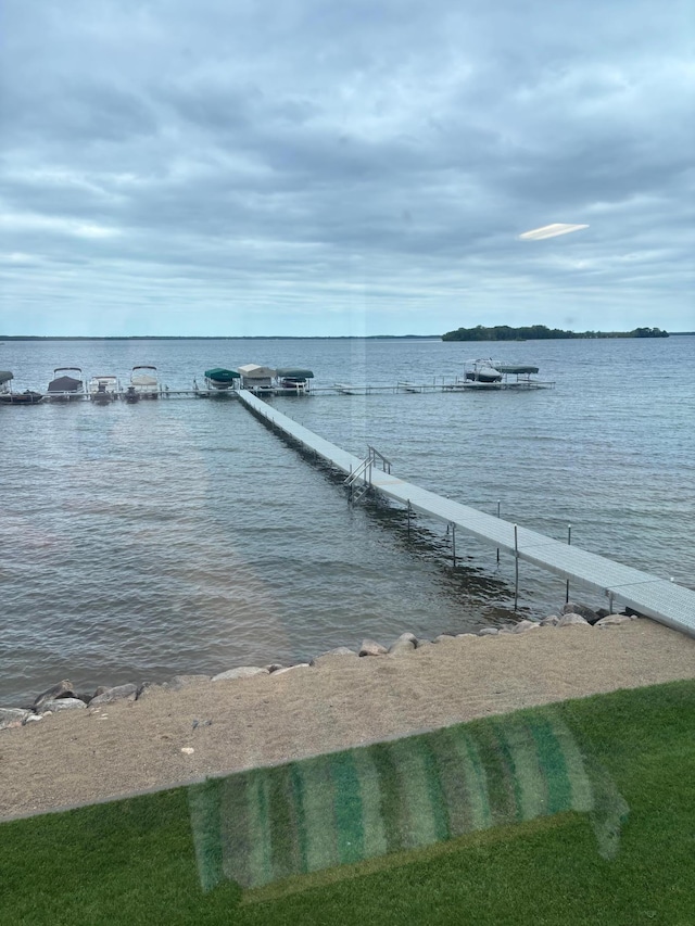 9151 Breezy Point Dr Unit 424, Pequot Lakes, MN 56472 - water view featuring a dock