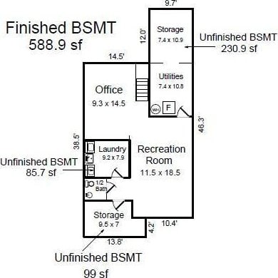 4105 31st Ave S, Minneapolis, MN 55406 - view of room layout