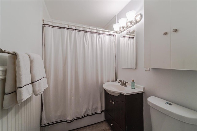 5220 Jersey Ave N, Crystal, MN 55428 - full bathroom with vanity and shower / bath combo with shower curtain