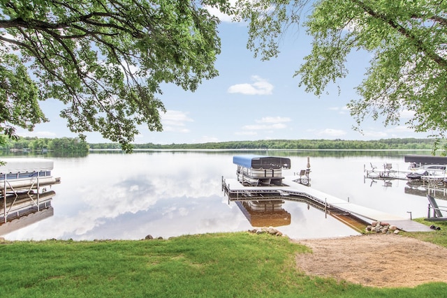 21865 512th Ln, Mcgregor, MN 55760 - dock featuring a water view