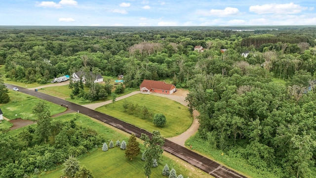 18981 247th Ave NW, Orrock Twp, MN 55309 - aerial view of property's location with a heavily wooded area