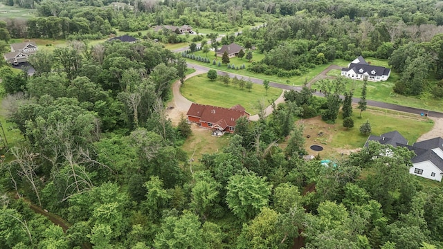 18981 247th Ave NW, Orrock Twp, MN 55309 - drone / aerial view of a heavily wooded area