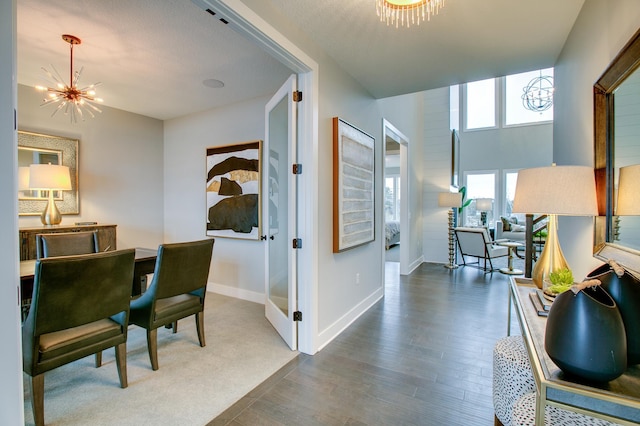 18210 102nd Pl N, Maple Grove, MN 55311 - office space featuring a chandelier and wood finished floors