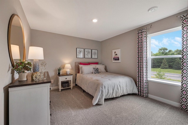 17021 Draper Way, Lakeville, MN 55044 - bedroom featuring carpet flooring, multiple windows, and recessed lighting